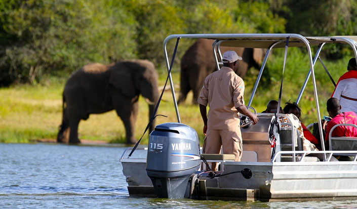 Boat Ride on Lake Ihema in Akagera National Park