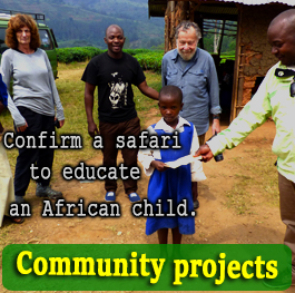 Cild funding in Uganda, Community Outreach Projects - African Adventure Travellers