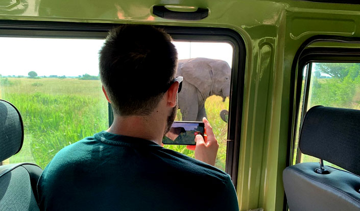 Game drive experience in the Murchison Falls national park