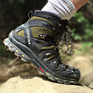 Hiking shoes - gorilla trekking in Uganda